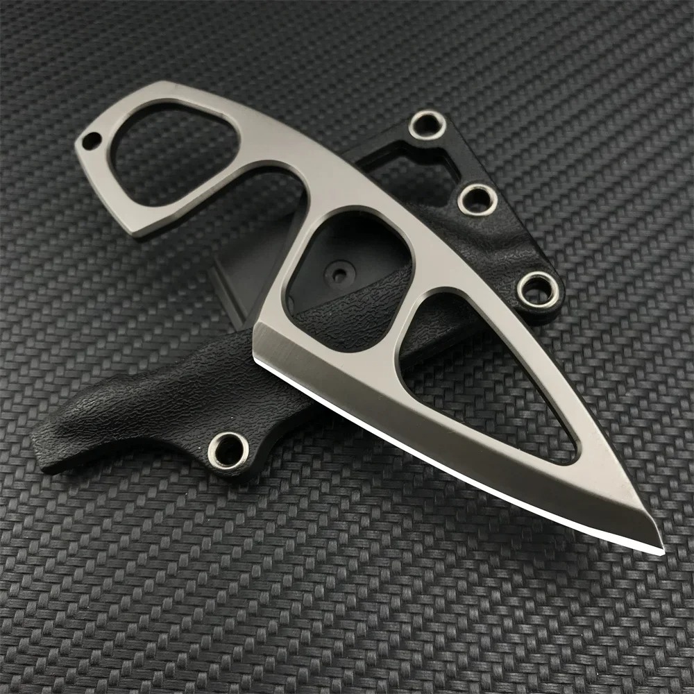 Edc Carry Fixed Blade - 高硬度ネックナイフ 440Cブレード カイデックスシース付き ポータブルEDCツール デイリーキャリー キャンプ