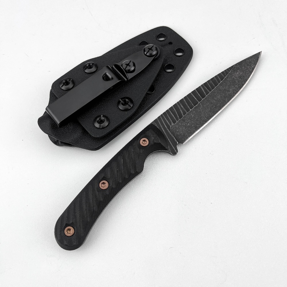 Edc Carry Fixed Blade - フルタングブッシュクラフトナイフ D2ブレード 滑り止めG10ハンドル 防水カイデックスシース アウトドアキャンプEDC携帯ナイフ