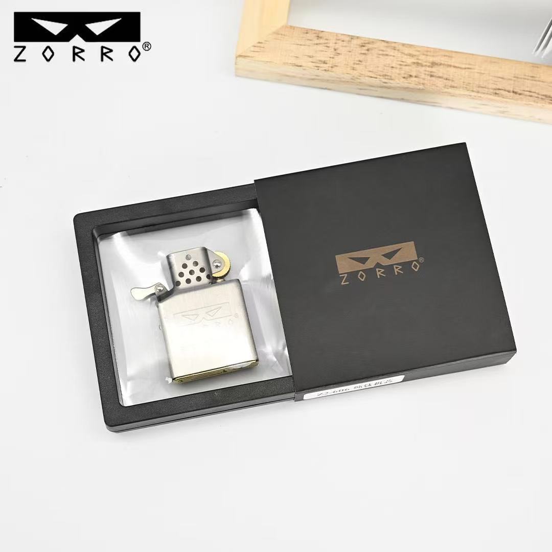 Lighter Insert Zippo - ZORRO 2026 新型純チタンライターインサート、チタン合金ユニバーサルライターライナー、ライターアクセサリー、タバコアクセサリー