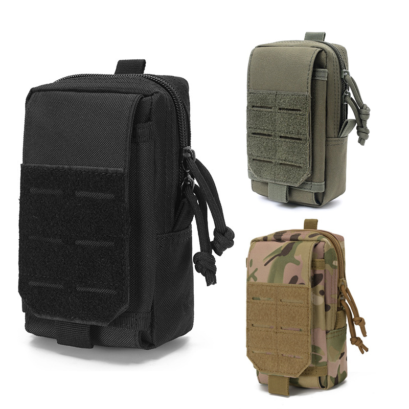 Edc Carry Kit - ポケット男性特別なベルト防水ランニング携帯電話バッグ Molle EDC サバイバルキット財布バックパック