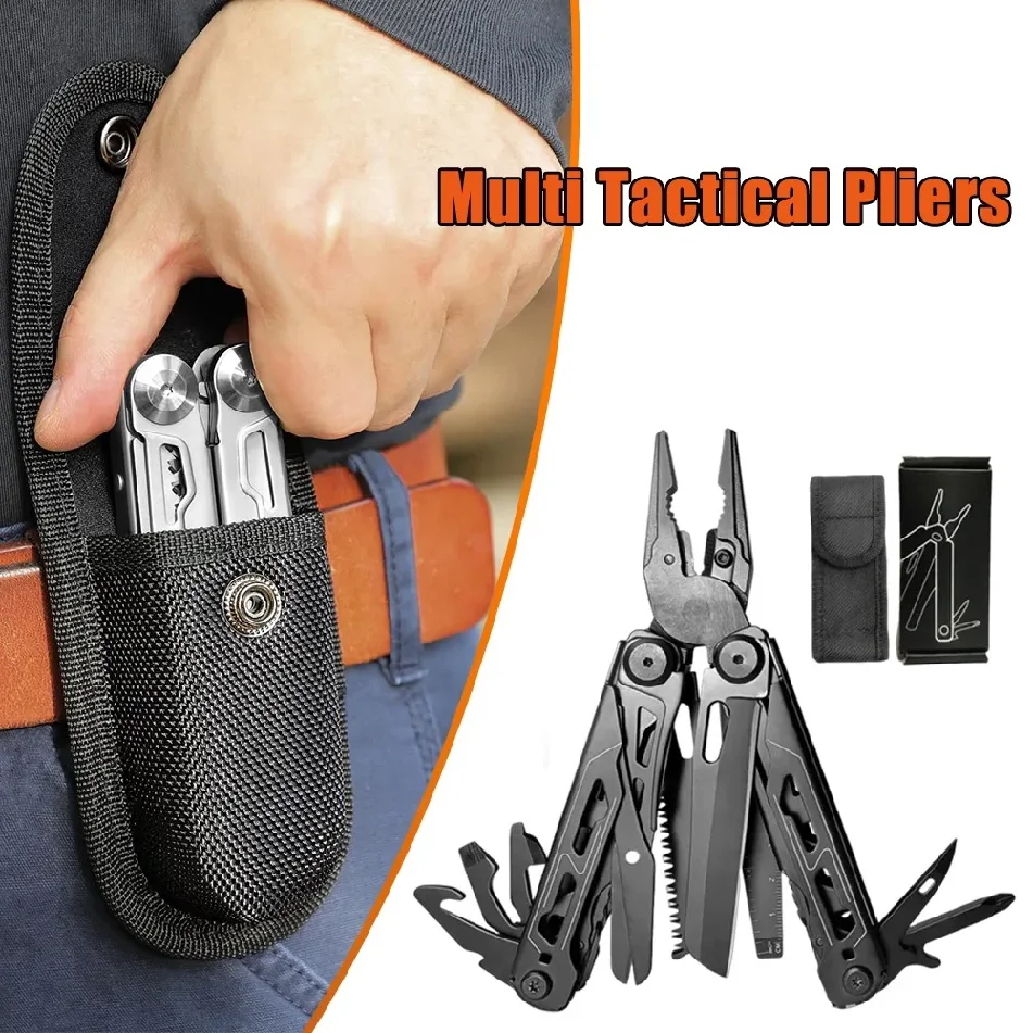 Edc Carry Pliers - アウトドア折りたたみプライヤー EDC マルチツール プロフェッショナルキャンプ用タクティカルプライヤー キャンプ、釣り、日常持ち運び用多目的ツール