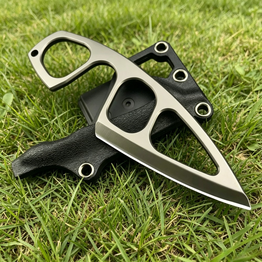 Edc Carry Fixed Blade - 高硬度ネックナイフ 440Cブレード キデックスシース付き ポータブルEDCツール デイリーキャリー ハンティング