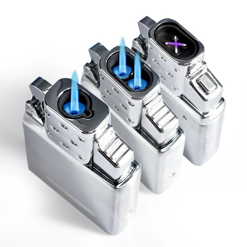 Lighter Insert Zippo - Zorroライター対応のライターインサート。アクセサリー：ガス/アークオプション。ステンレス製インサートライター。喫煙ギフト。