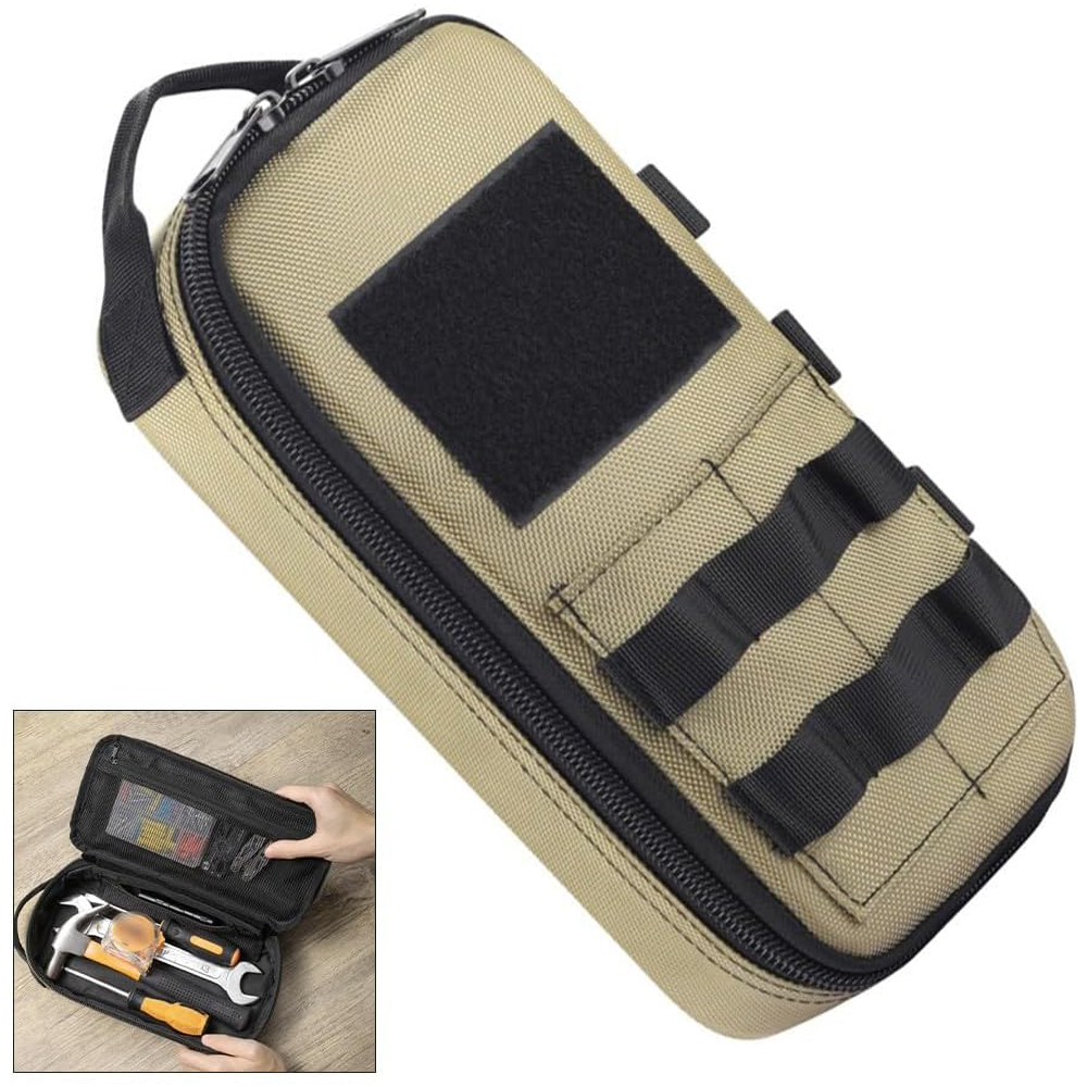 Edc Deep Carry - 戦術ユーティリティ EDC ポーチ ヘビーデューティー小型ツールバッグ ポータブルオーガナイザーケース ハンドル付き