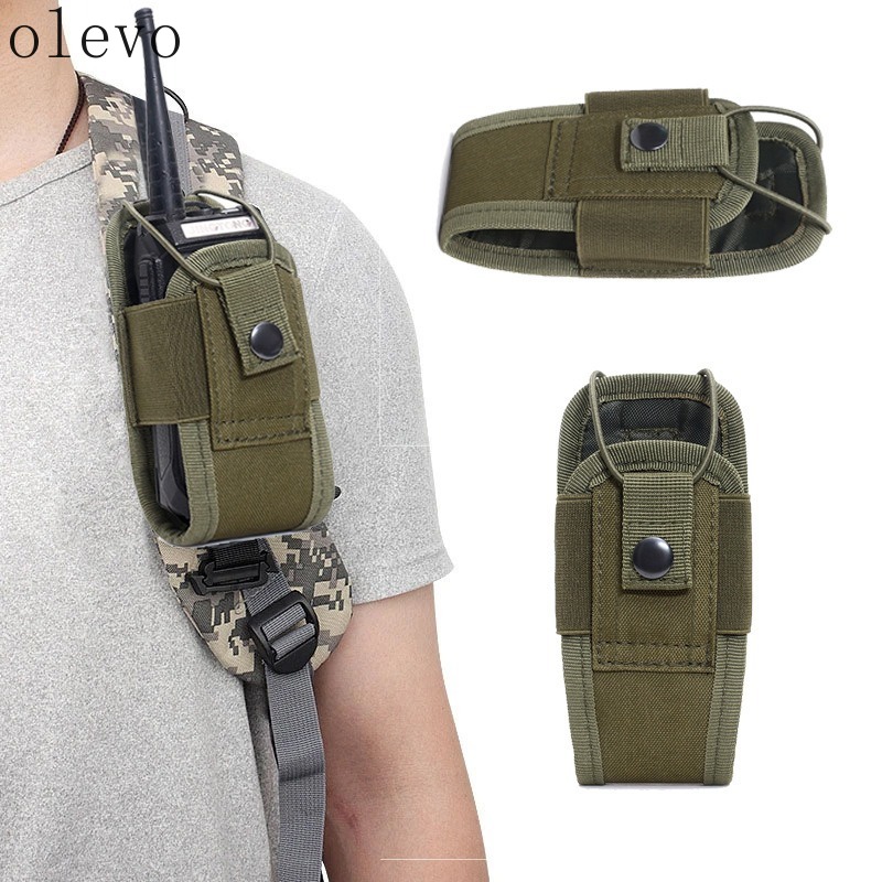 Edc Carry Bag - 新しいラジオポーチホルダーポケットインターホンホルスター戦術ウォーキングトーキングキャリーバッグポータブルアウトドアハンティングスポーツウエストバッグ