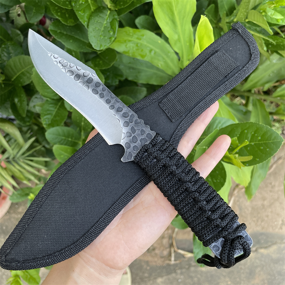 Edc Carry Fixed Blade - 鍛造8cr13movブレードポケットナイフアウトドアフィールドレスキューツールEDCキャンプサバイバルユーティリティツール日常携帯ナイフ