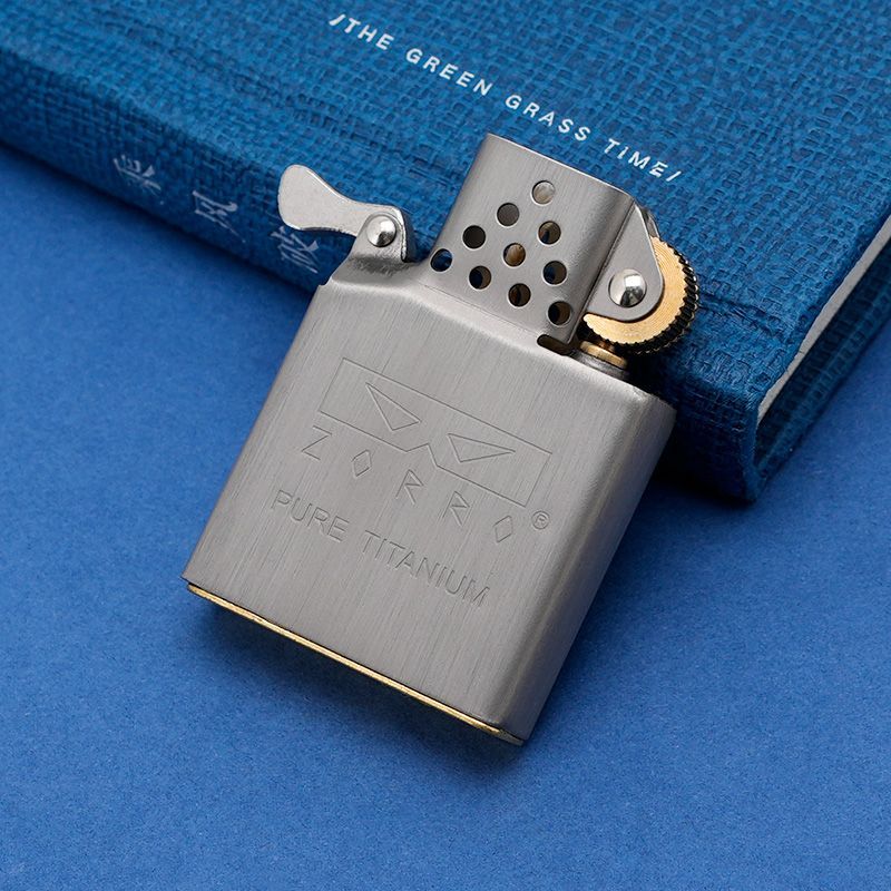 Lighter Insert Zippo - ゾロチタンインサート防風流体ライターオイルタンクインナータンクチタンインサートライターアクセサリー 902 912 912s