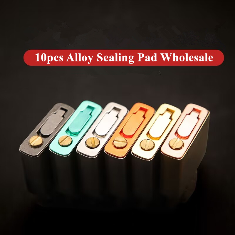 Lighter Insert Zippo - ジッパーライター用メタルベースシーリングガスケット,オイルセーバー,オイルボトムパッド,ライナータンク,防臭アクセサリー,卸売り,10個