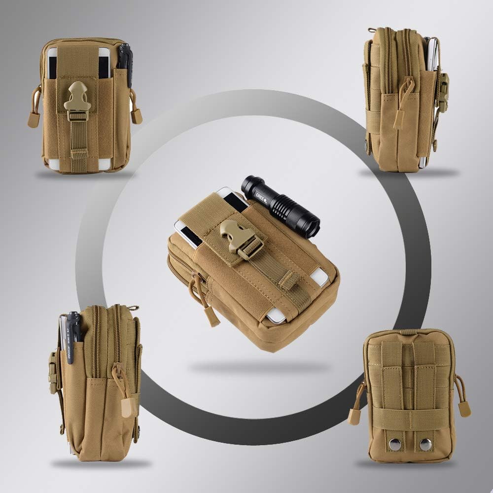 戦術的なモールベルトポーチ軍事ウエストバッグ EDC ツール - Edc Deep Carry のレビューと価格