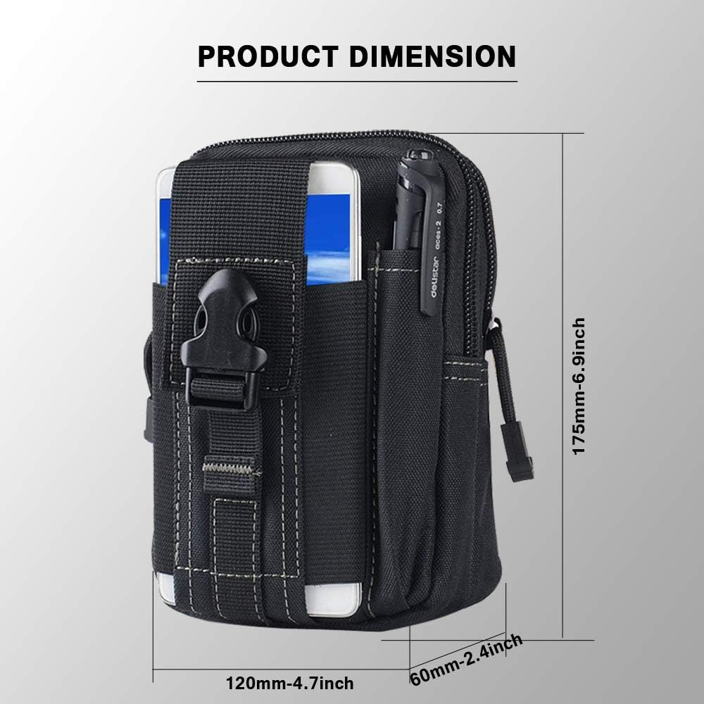 戦術的なモールベルトポーチ軍事ウエストバッグ EDC ツール - Edc Deep Carry のレビューと価格
