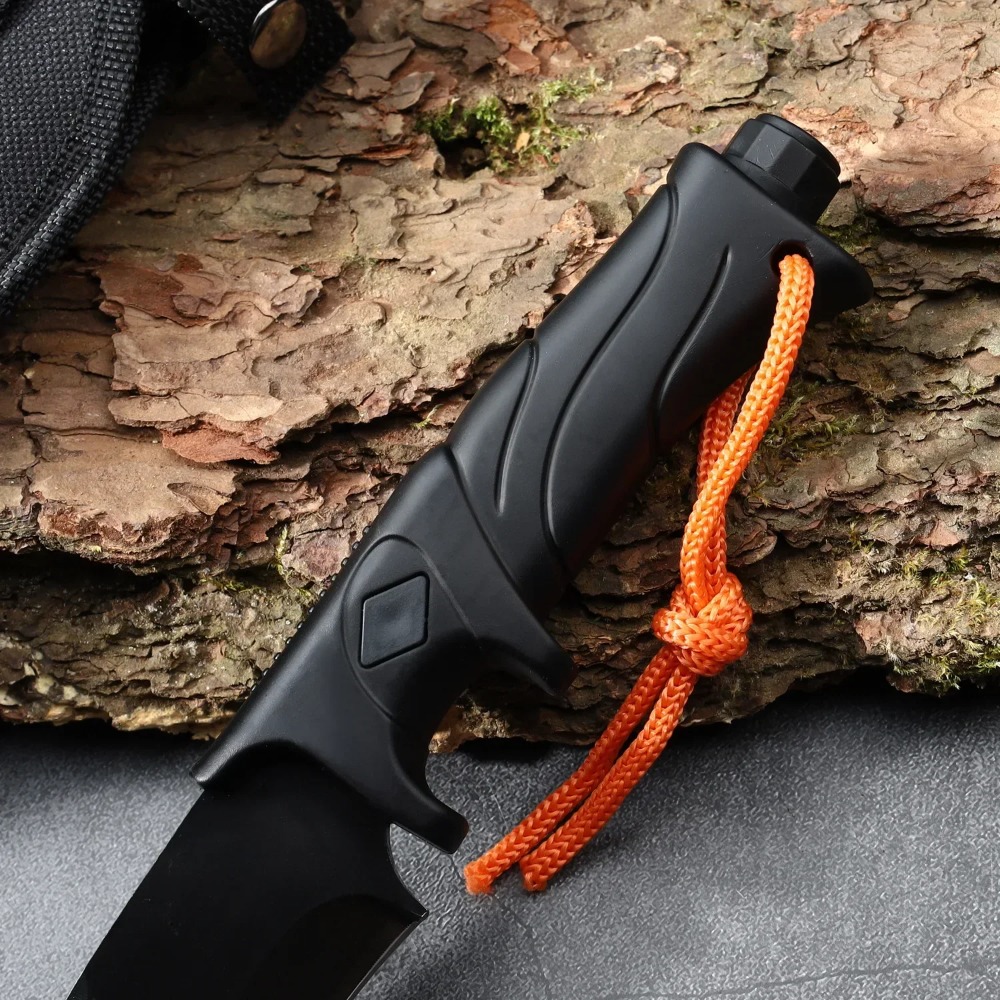 多目的キャンプサバイバルEDCナイフ、固定刃ストレート、高硬 - Edc Carry Fixed Blade のレビューと価格