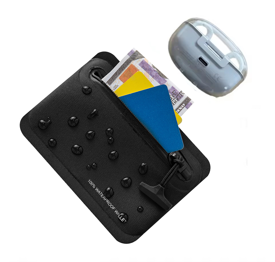 100% 防水ジッパー小銭入れ屋外軽量 EDC ポーチ男性女 - Leather Edc. Carry Pouch のレビューと価格
