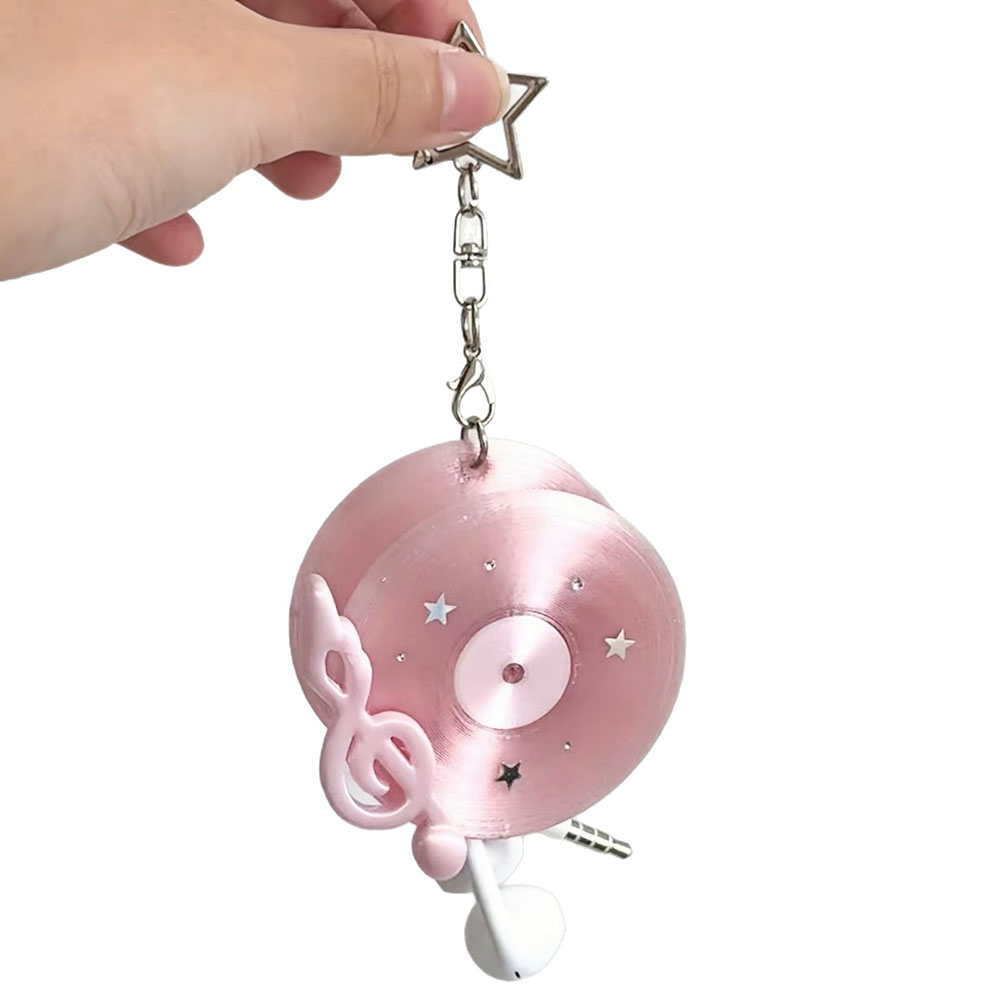 かわいいレコードケーブルオーガナイザー – スターキーホルダ - Cable Winder Keychain のレビューと価格