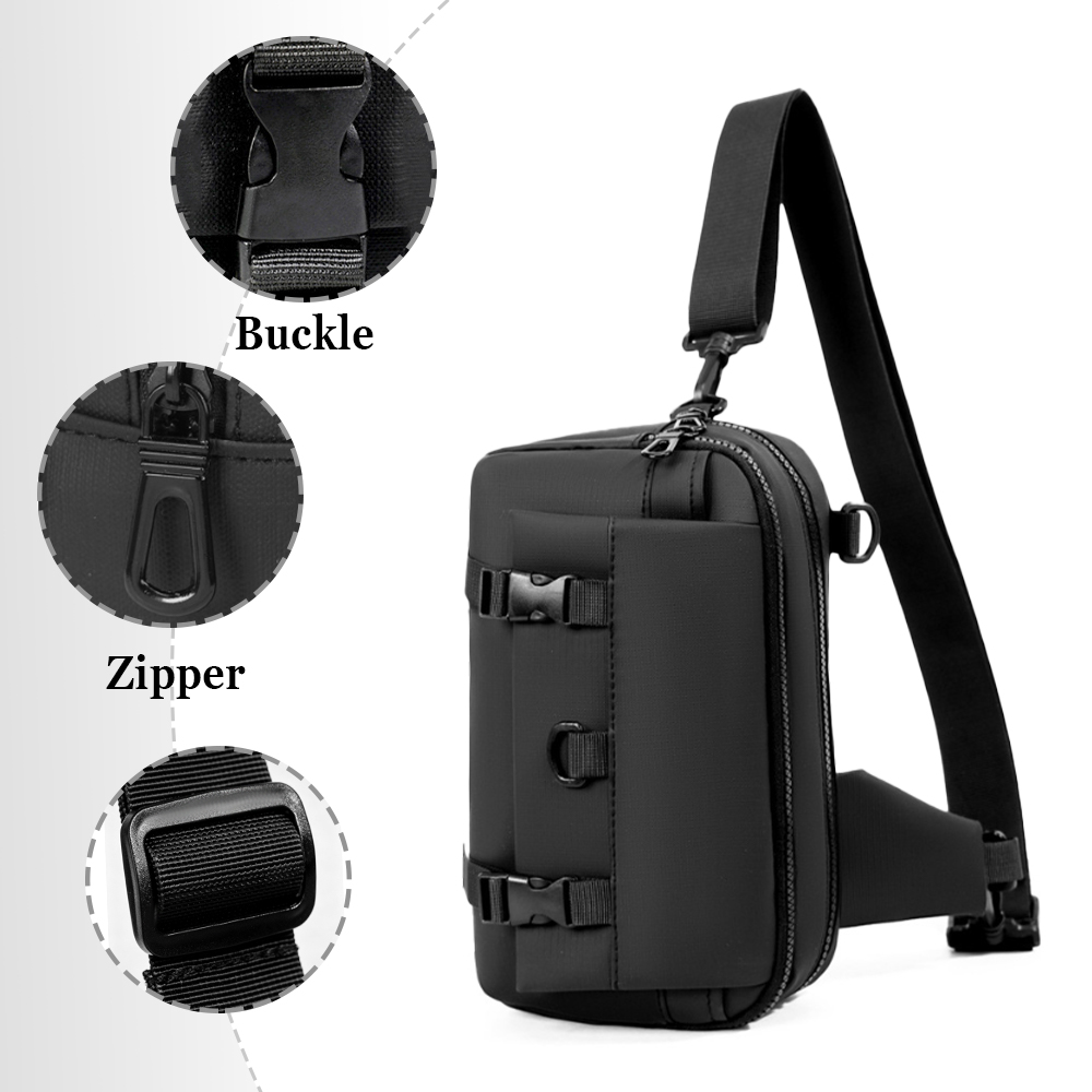 戦術的なピストルガンバッグ隠しキャリーハンドガン収納チェスト - Edc Concealed Carry Sling Bag のレビューと価格