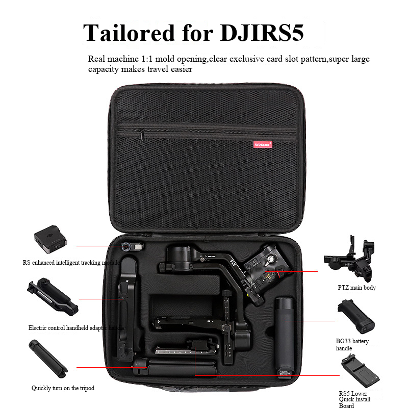 ショルダーバッグ DJI RS 5 用耐圧収納ボックスハード - Edc Carry Bag のレビューと価格