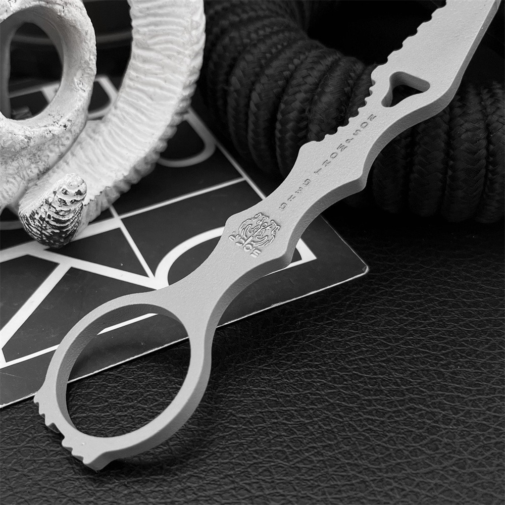固定刃サバイバルナイフ、440C鋼刃オールスチールハンドルハ - Everyday Carry (Edc) Knife のレビューと価格