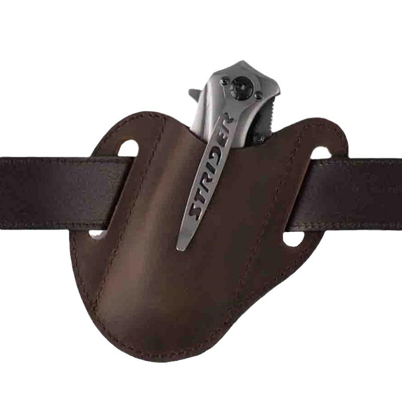 本革ケース折りたたみナイフホルダーヴィンテージ PU ナイフ - Edc Carry Holster のレビューと価格