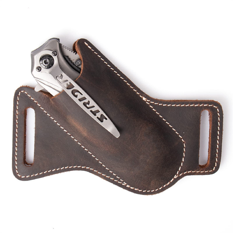 1PC レザーナイフシース折りたたみナイフキャリアサバイバル - Edc Everyday Carry Knives のレビューと価格