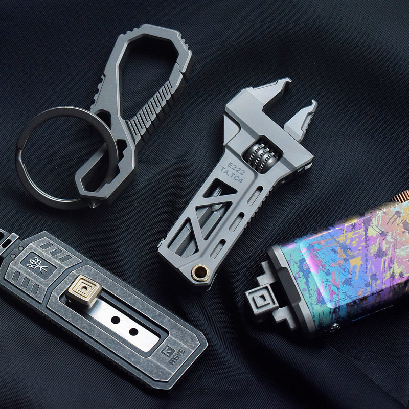 TC4 オールチタン合金レンチとプライヤー革新的なミニ多機能 - Edc Carry Pliers のレビューと価格