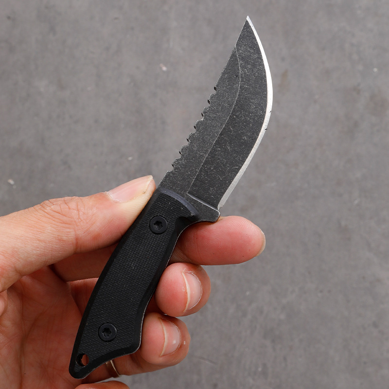 5CR15 ステンレス鋼小型固定刃ナイフ G10 ハンドル屋 - Edc Carry Fixed Blade のレビューと価格