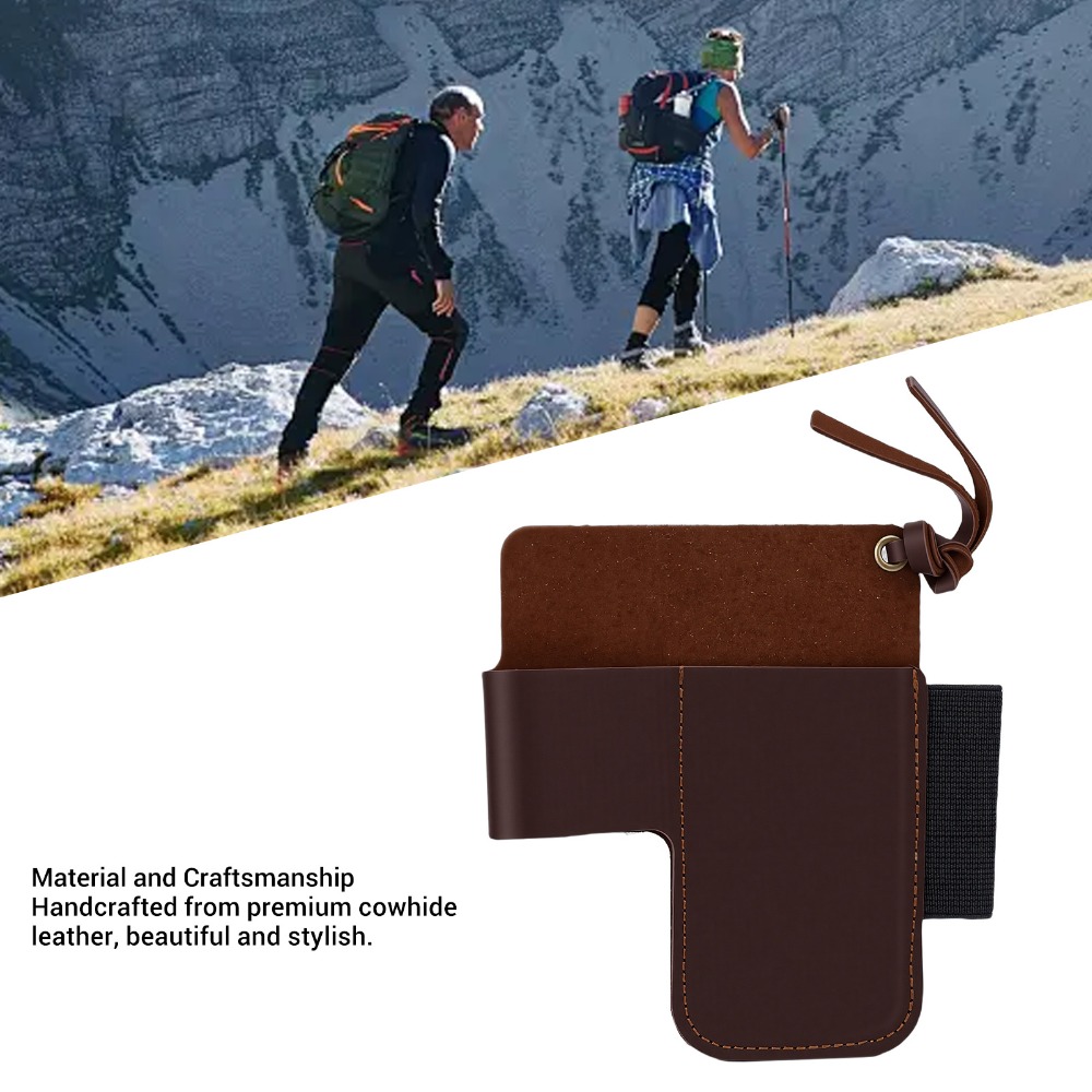耐久性のある牛革製マルチツールシース（ペンループ付き、ブラウ - Leather Edc. Carry Pouch のレビューと価格
