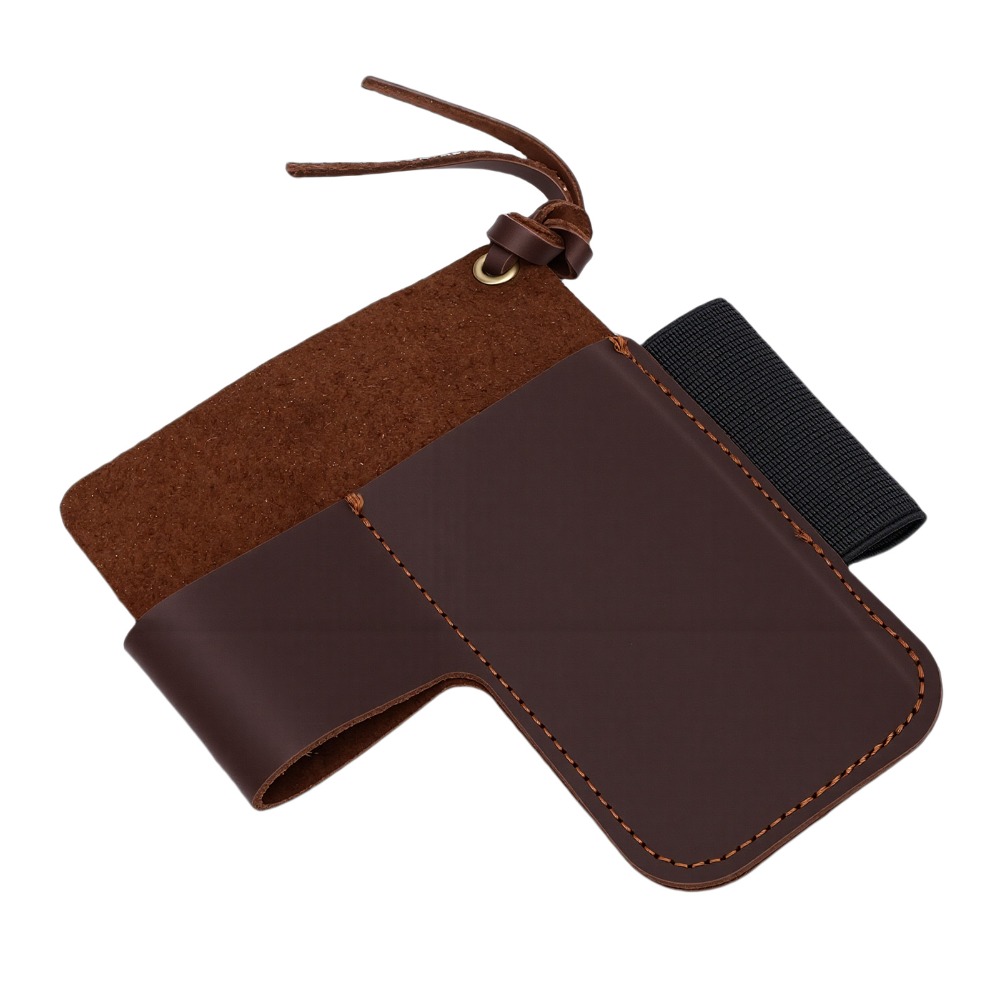 耐久性のある牛革製マルチツールシース（ペンループ付き、ブラウ - Leather Edc. Carry Pouch のレビューと価格