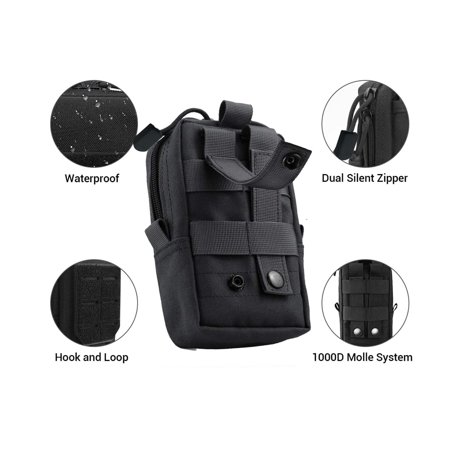 男性用タクティカルハイウエストバッグ,ツールポーチ,ユーティ - Edc Carry Bag のレビューと価格