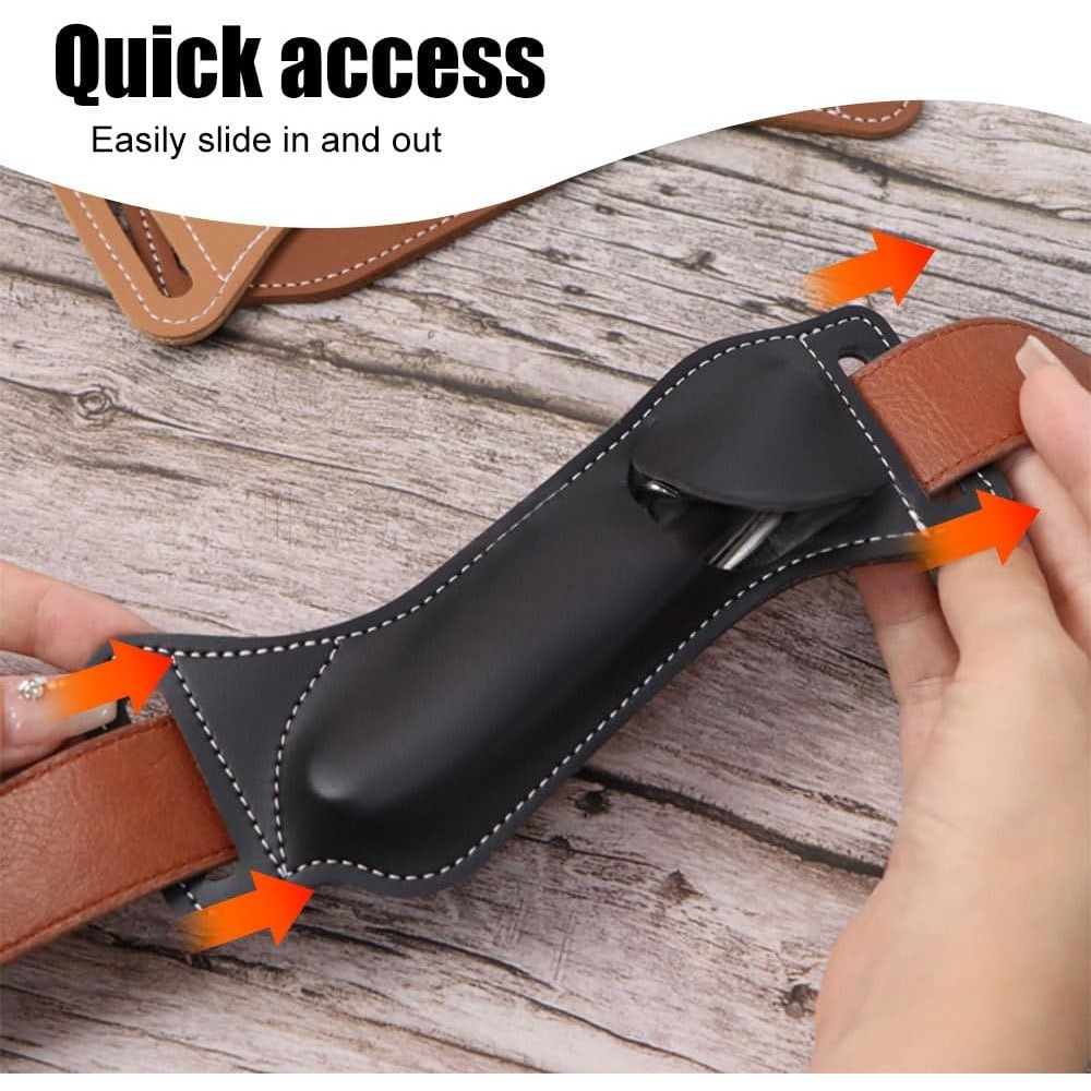 戦術用EDC折りたたみナイフシースウエストハンギング5インチ - Leather Edc. Carry Pouch のレビューと価格