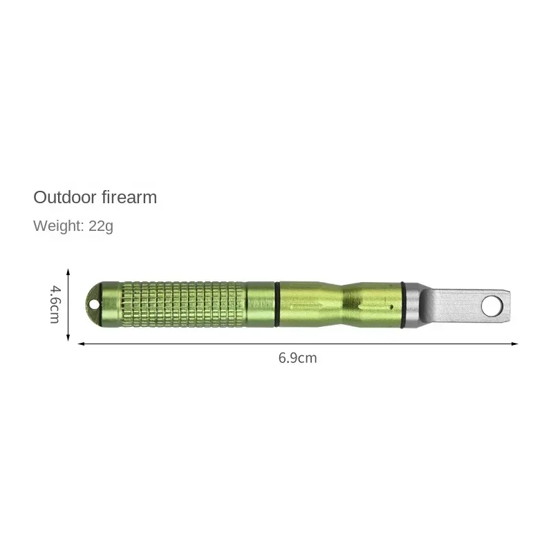 新しい屋外サバイバル防水ライターポータブルアドベンチャーキャ - Ferro Rod Striker のレビューと価格