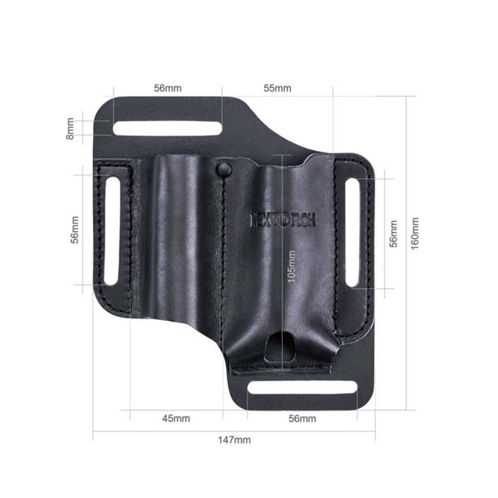 1個。 レザーEDCポーチ、懐中電灯、ツールナイフオーガナイ - Leather Edc. Carry Pouch のレビューと価格