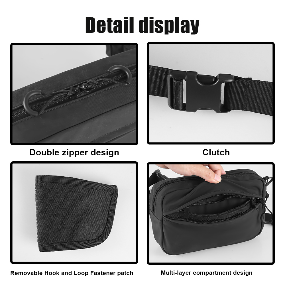 隠しキャリーウエストバッグ戦術的なファニーパックホルスターピ - Edc Carry Holster のレビューと価格