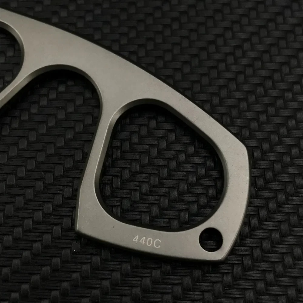 高硬度ネックナイフ 440Cブレード キデックスシース付き  - Edc Carry Fixed Blade のレビューと価格