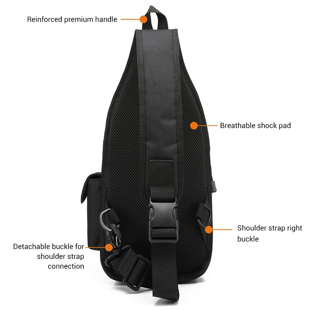 隠し銃持ち運び用ピストルガンバッグ戦術ピストルガン収納ポーチ - Edc Concealed Carry Sling Bag のレビューと価格