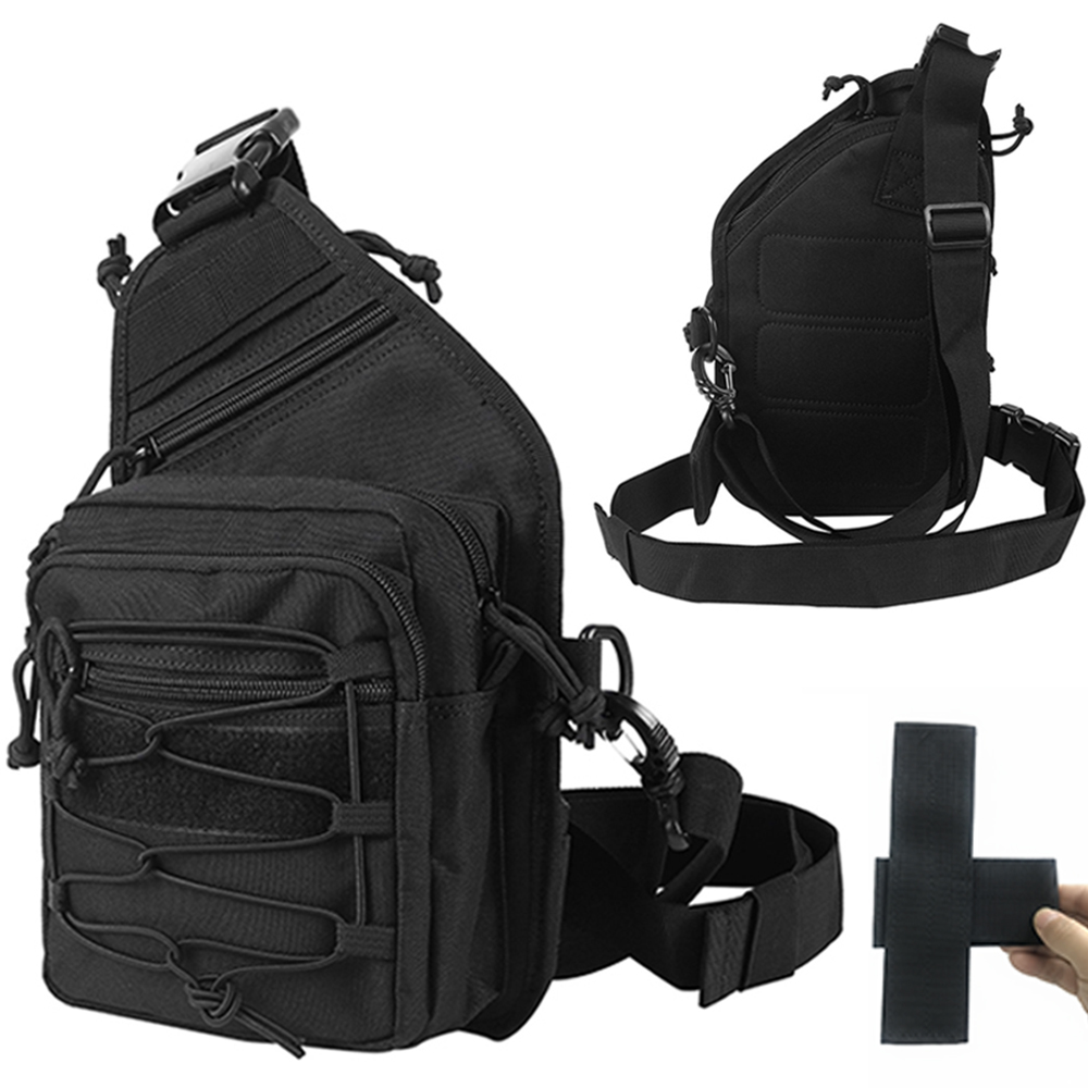 戦術的な銃バッグ EDC ショルダーバッグピストルホルスター - Edc Concealed Carry Sling Bag のレビューと価格