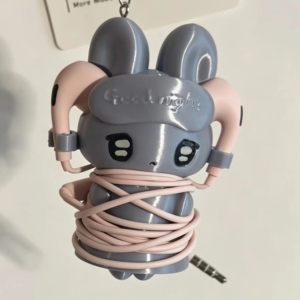 かわいいウサギのケーブル巻き取りキーホルダー – ポータブル - Cable Winder Keychain のレビューと価格