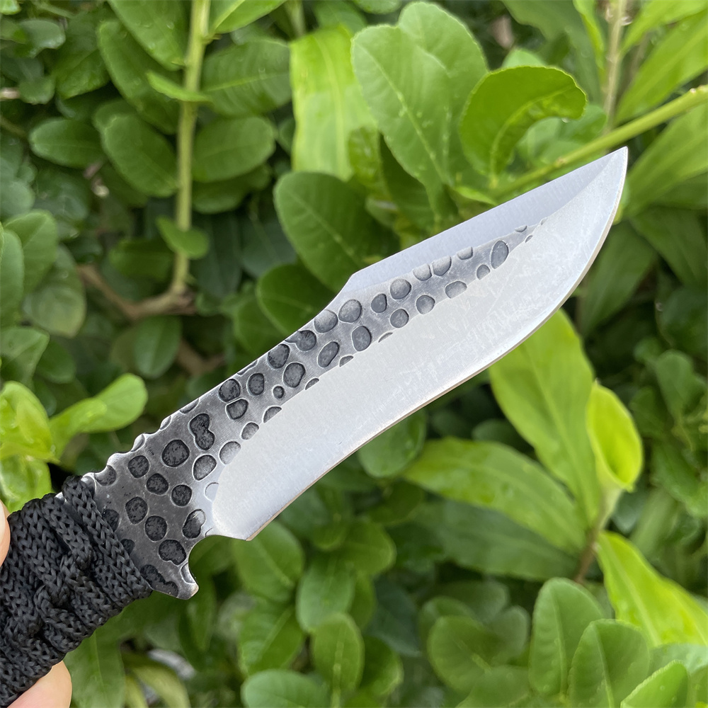鍛造8cr13movブレードポケットナイフアウトドアフィール - Edc Carry Fixed Blade のレビューと価格