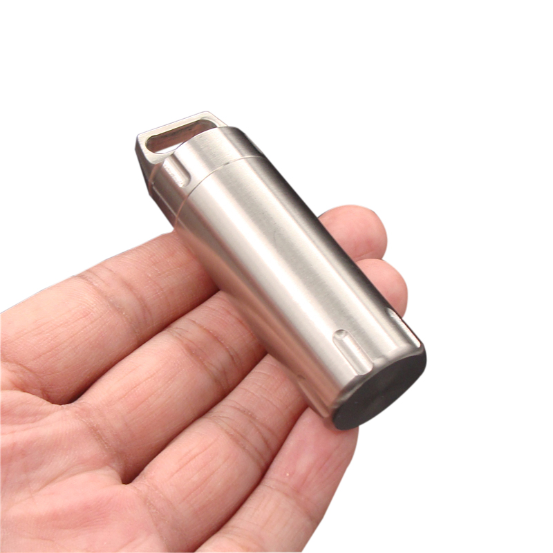 気密水密収納容器ドライボックスシールボトル用タバコケースピル - Pill Fob Capsule のレビューと価格