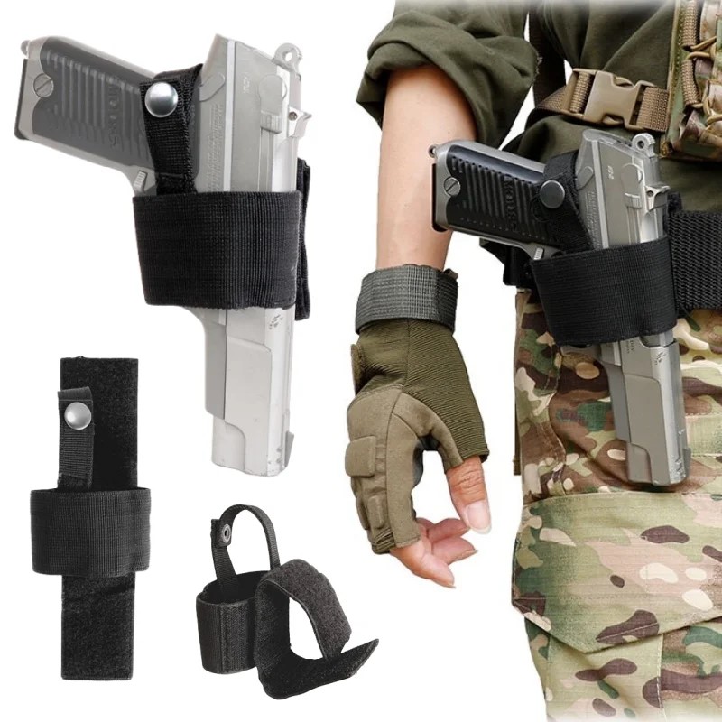 屋外用隠蔽携帯ウエストガンホルダー 軽量コンパクト両端EDC - Edc Carry Holster のレビューと価格