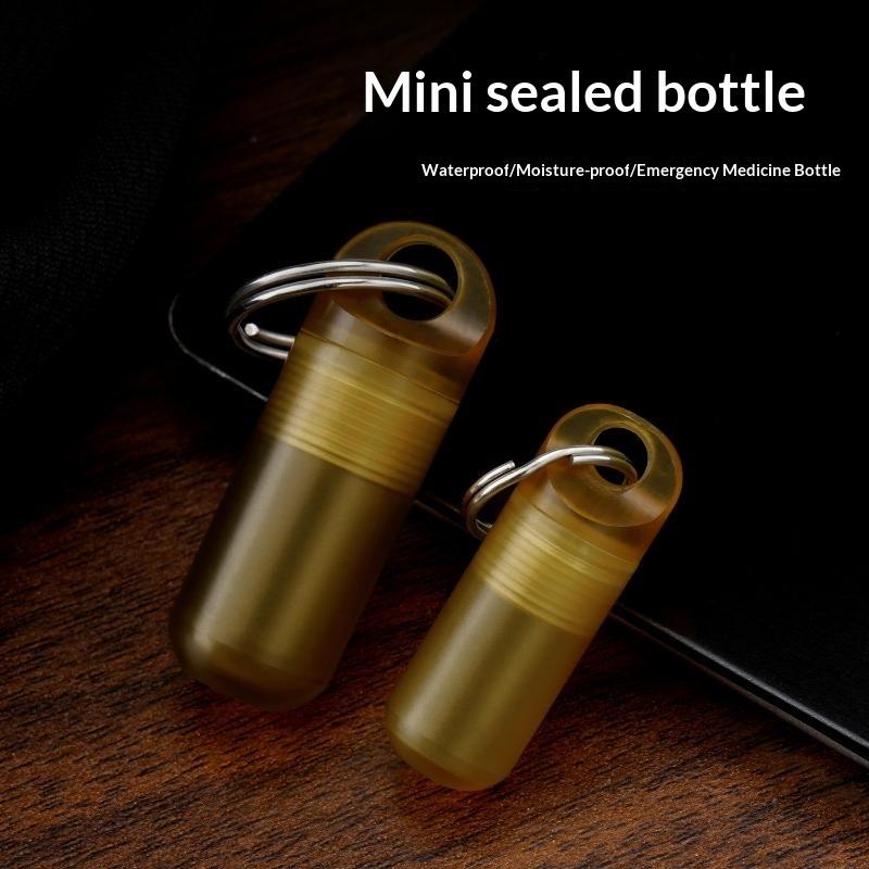 小さなピルボトル多機能収納ボックスポータブルアウトドアツール - Edc Pill Carry のレビューと価格